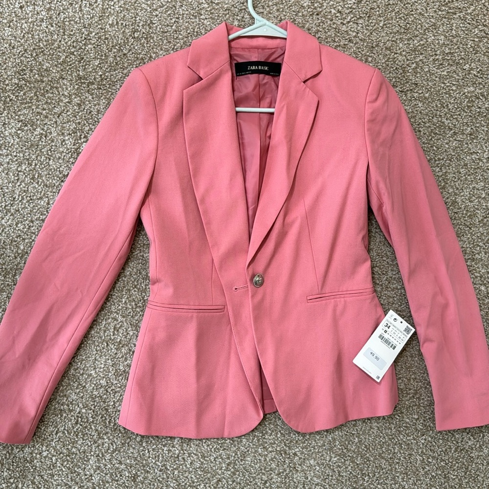 Pink Blazer Zara